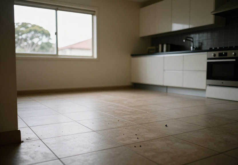 Cockroach-free kitchen in Penrith after treatment